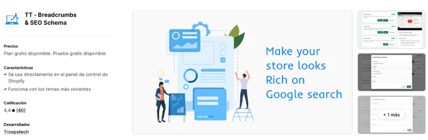 TT ‑ Breadcrumbs & SEO Schema